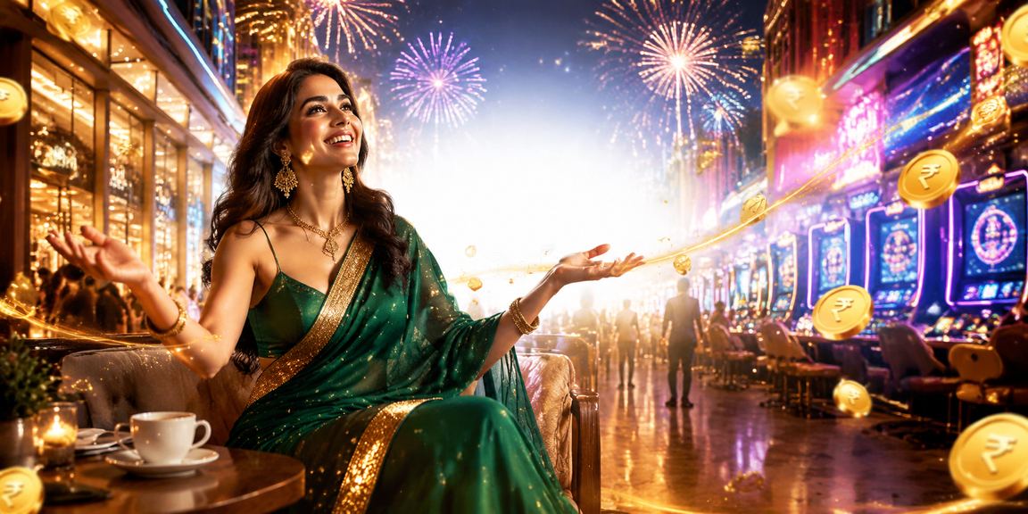 Colorful casino entertainment setting in Delhi