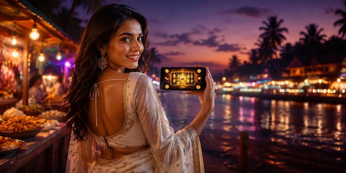 Scenic beach entertainment with casino vibes in Goa